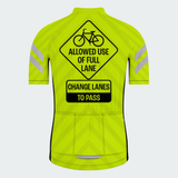 Men's I Am Traffic Reflective Sharrows Regular Fit Cycling Kit