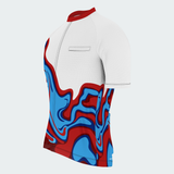 Men's Psychedelic Swirls Regular Fit Cycling Kit