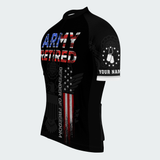 Men’s Personalized U.S. Army Retired Defender of Freedom Cycling Jersey & Kit