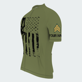 Men’s Personalized Army Family Faith Friends Flag Firearms Cycling Jersey & Kit