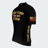 Men’s Personalized Desert Storm Gulf War Veteran Cycling Jersey & Kit