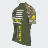 Men’s Personalized U.S. Army Retired Camo Veteran Cycling Jersey & Kit