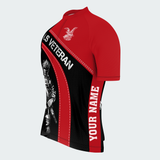 Men’s Personalized U.S. Veteran Proud Service Cycling Jersey & Kit