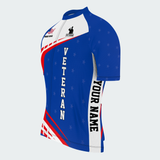 Men’s Personalized American Veteran Proudly Served Cycling Jersey & Kit