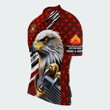 Men’s Personalized U.S. Marine Corps Eagle Cycling Jersey