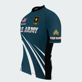 Men’s Personalized U.S. Army Veteran Hexagon Seal Cycling Jersey & Kit