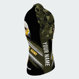Men’s Personalized U.S. Army Bald Eagle Camo Cycling Jersey & Kit