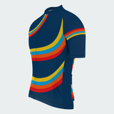 Men's Groovy Psychedelic Regular Fit Cycling Kit