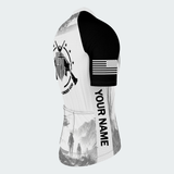 Men’s Personalized One Nation Under God Military Veteran Cycling Jersey & Kit