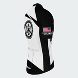 Men’s Personalized U.S. Army Veteran Black & White Cycling Jersey & Kit