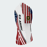 Men’s Personalized U.S. Army Patriotic Flag Cycling Jersey & Kit