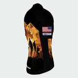 Men’s Personalized U.S. Army Veteran Sunset Soldier Silhouette Cycling Jersey & Kit