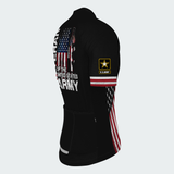 Men’s Personalized U.S. Army Veteran American Flag Cycling Jersey & Kit