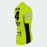 Men's Give Me 4 Feet Reflective Sharrows Regular Fit Cycling Kit