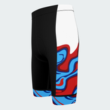 Men's Psychedelic Swirls Regular Fit Cycling Kit