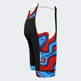 Men's Psychedelic Swirls Regular Fit Cycling Kit