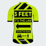 Men's 3 Feet Traffic Sign Regular Fit Cycling Kit