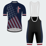 Men’s Personalized In God We Trust American Flag Cycling Jersey & Kit