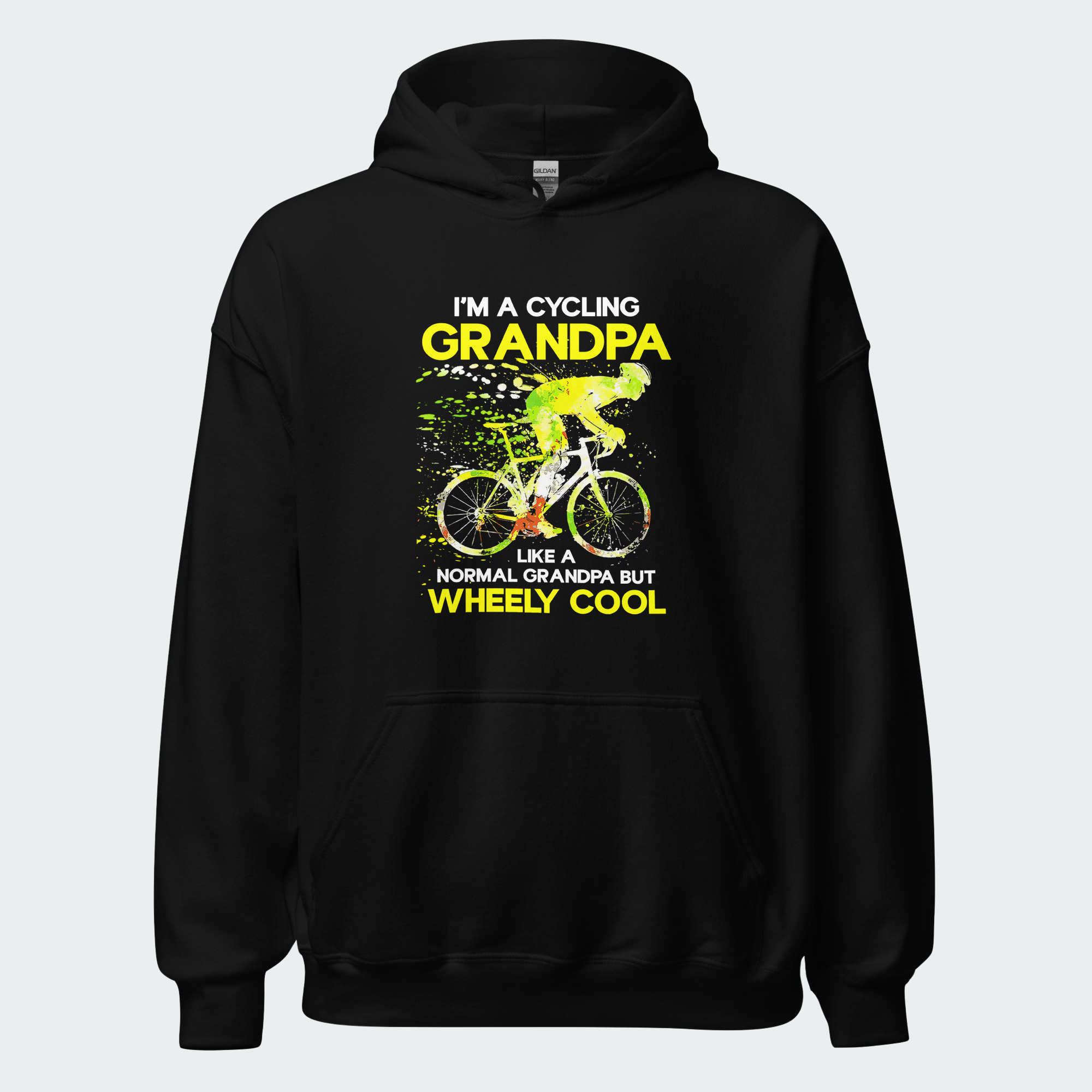 Men's Wheely Cool Cycling Grandpa Tops