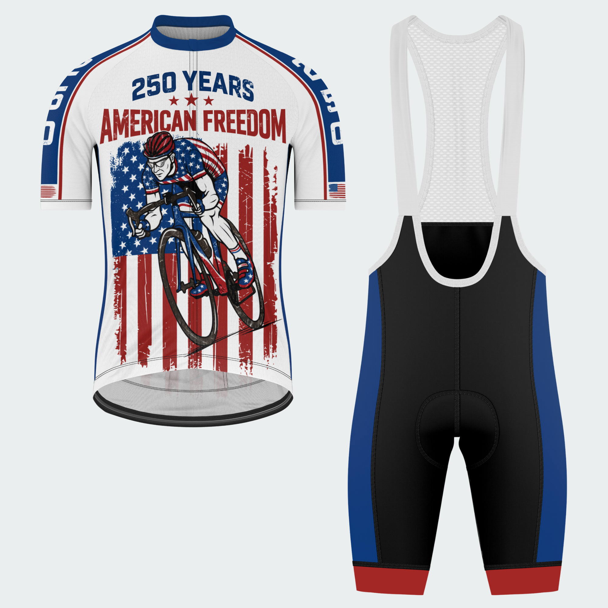 Men’s USA American Freedom Rider 250 Cycling Jersey & Kit