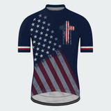 Men’s Personalized In God We Trust American Flag Cycling Jersey & Kit