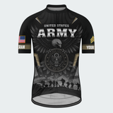 Men’s Personalized U.S. Army Veteran Eagle Seal Legacy Cycling Jersey & Kit