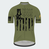 Men’s Personalized Army Family Faith Friends Flag Firearms Cycling Jersey & Kit