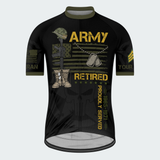 Men’s Personalized U.S. Army Retired Combat Boots Cycling Jersey & Kit