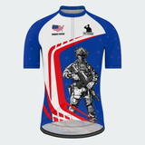 Men’s Personalized U.S. Veteran Proudly Served Soldier Cycling Jersey & Kit