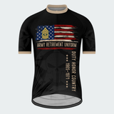 Men’s Personalized U.S. Army Retirement Duty Honor Country Cycling Jersey & Kit