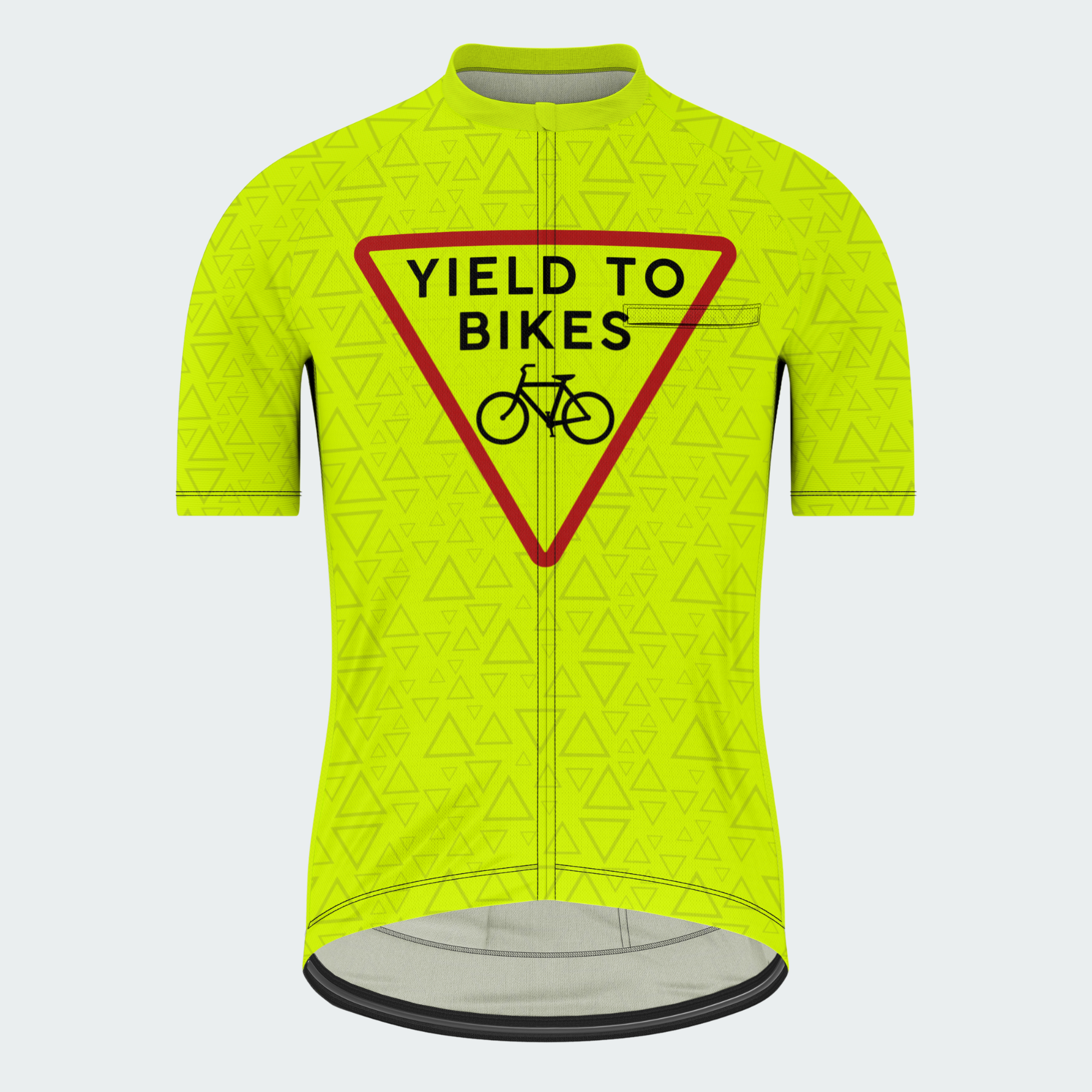 Men's Yield To Bikes Regular Fit Hi-Vis Cycling Kit