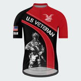 Men’s Personalized U.S. Veteran Proud Service Cycling Jersey & Kit