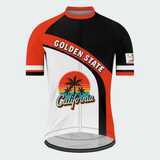 Men’s Personalized California Golden State Palm Sunset Cycling Jersey & Kit