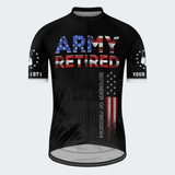 Men’s Personalized U.S. Army Retired Defender of Freedom Cycling Jersey & Kit