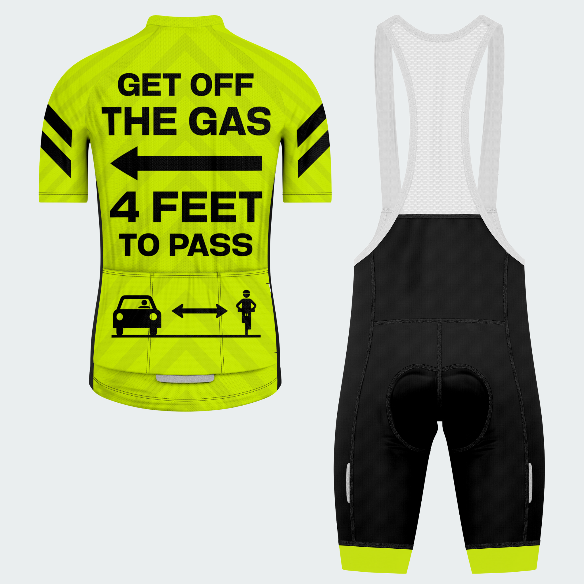 Men's Get Off The Gas Regular Fit Cycling Kit