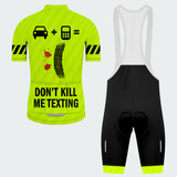 Men's Don't Kill Me Texting Thanks Regular Fit Cycling Kit