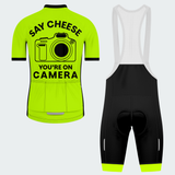 Men's Say Cheese You're On Camera Regular Fit Cycling Kit