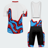 Men's Psychedelic Swirls Regular Fit Cycling Kit