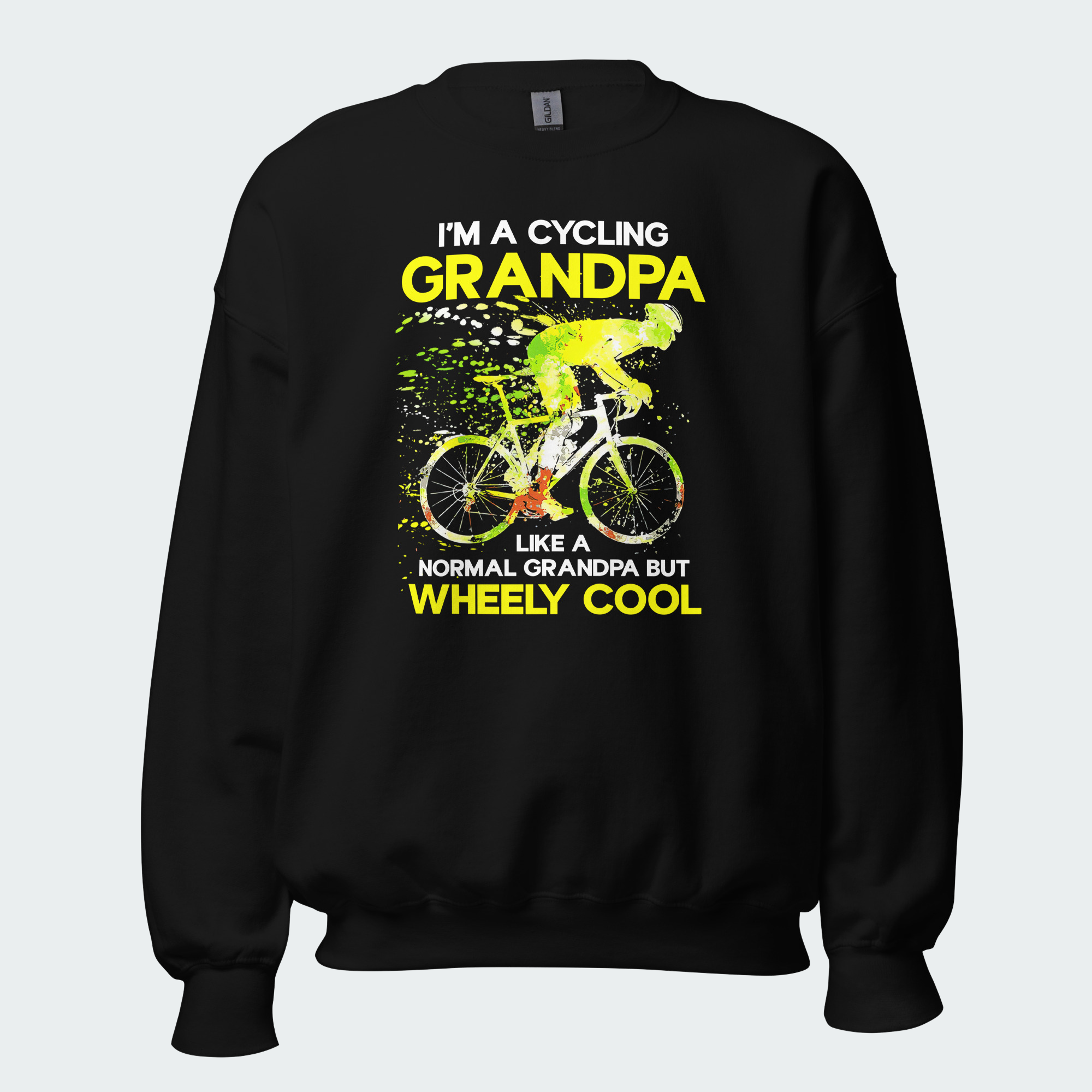 Men's Wheely Cool Cycling Grandpa Tops