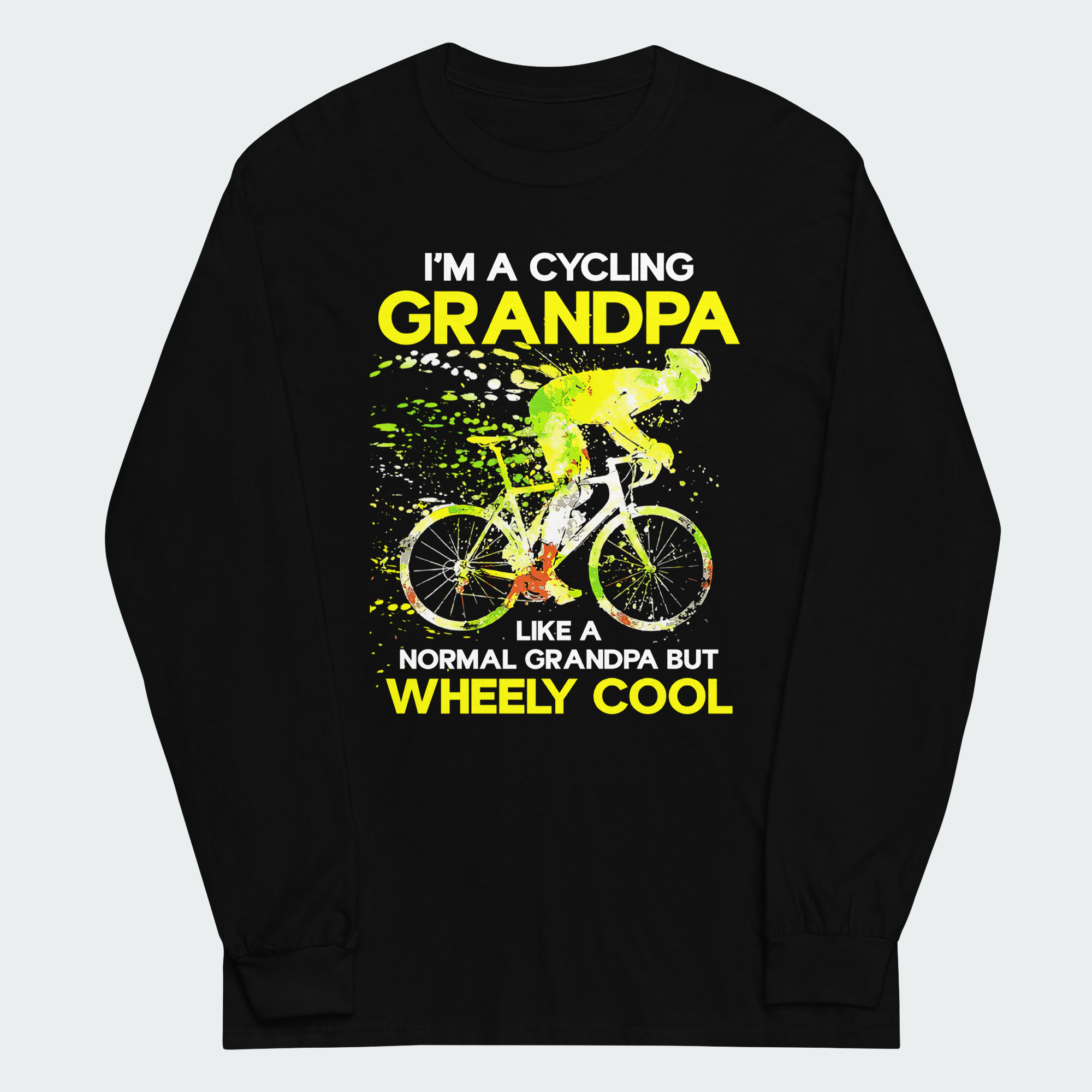 Men's Wheely Cool Cycling Grandpa Tops