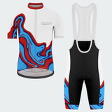 Men's Psychedelic Swirls Regular Fit Cycling Kit