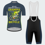 Men's A Grandpa With A Bicycle In Regular Fit Cycling Kit