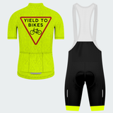 Men's Yield To Bikes Regular Fit Hi-Vis Cycling Kit