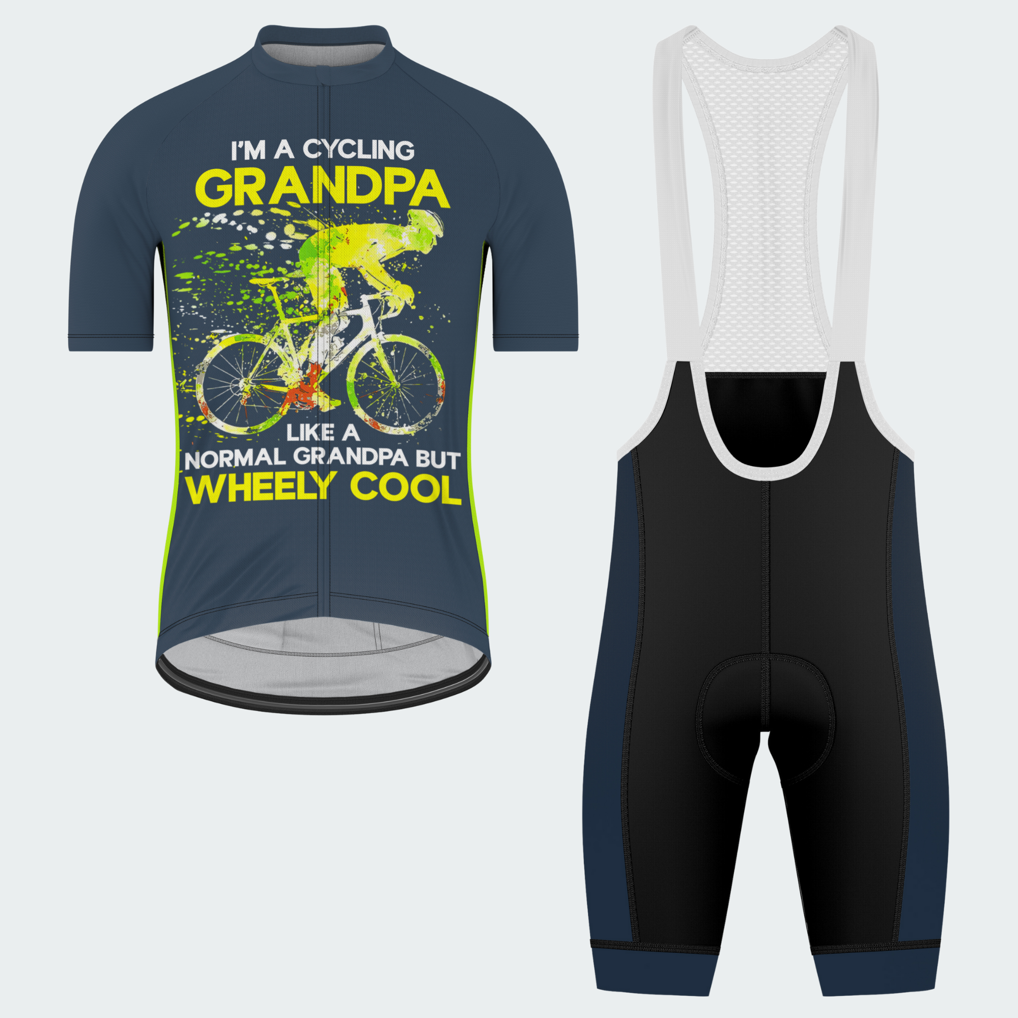 Men's I'm A Cycling Grandpa Regular Fit Cycling Kit