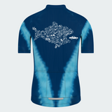 Men's Tie Dye Bicycle Fish Eats The Car Regular Fit Cycling Kit