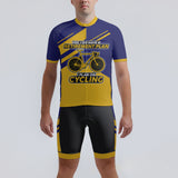 Men's Old Man Retirement Plan Regular Fit Cycling Kit