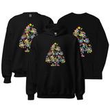 Men's Christmas Bicycle Tree Cycling Tops