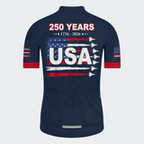 Men’s USA 250 Years Freedom Fighter Jets Cycling Jersey