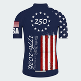 Men’s 250 Years of Freedom Patriotic Cycling Jersey