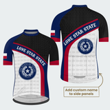 Men’s Personalized Lone Star State Seal Regular Fit Cycling Jersey & Kit